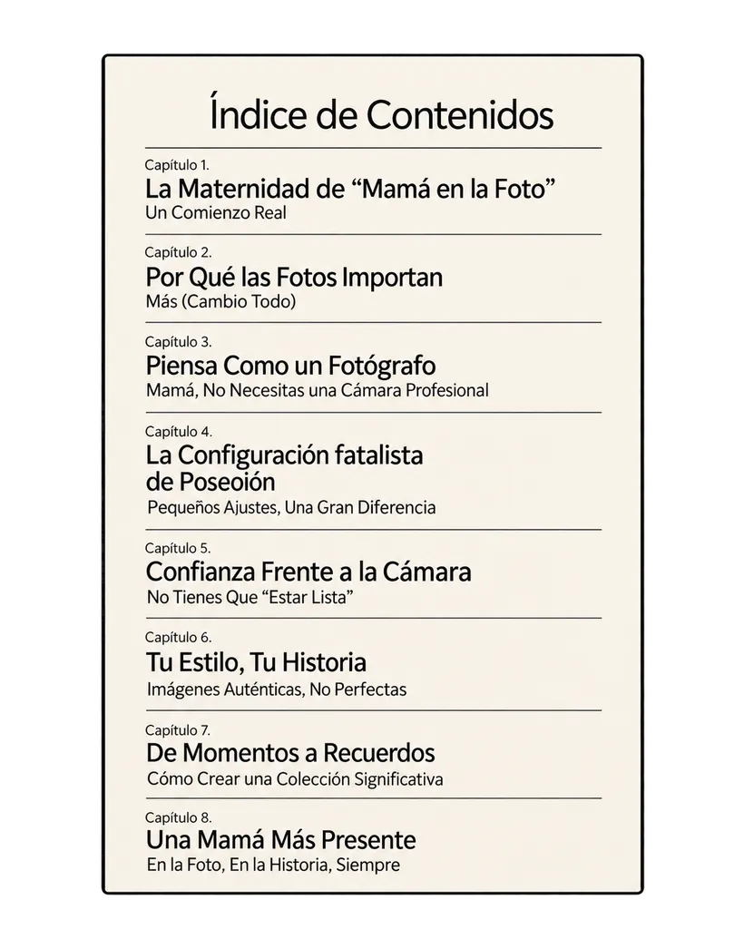 Índice de contenidos